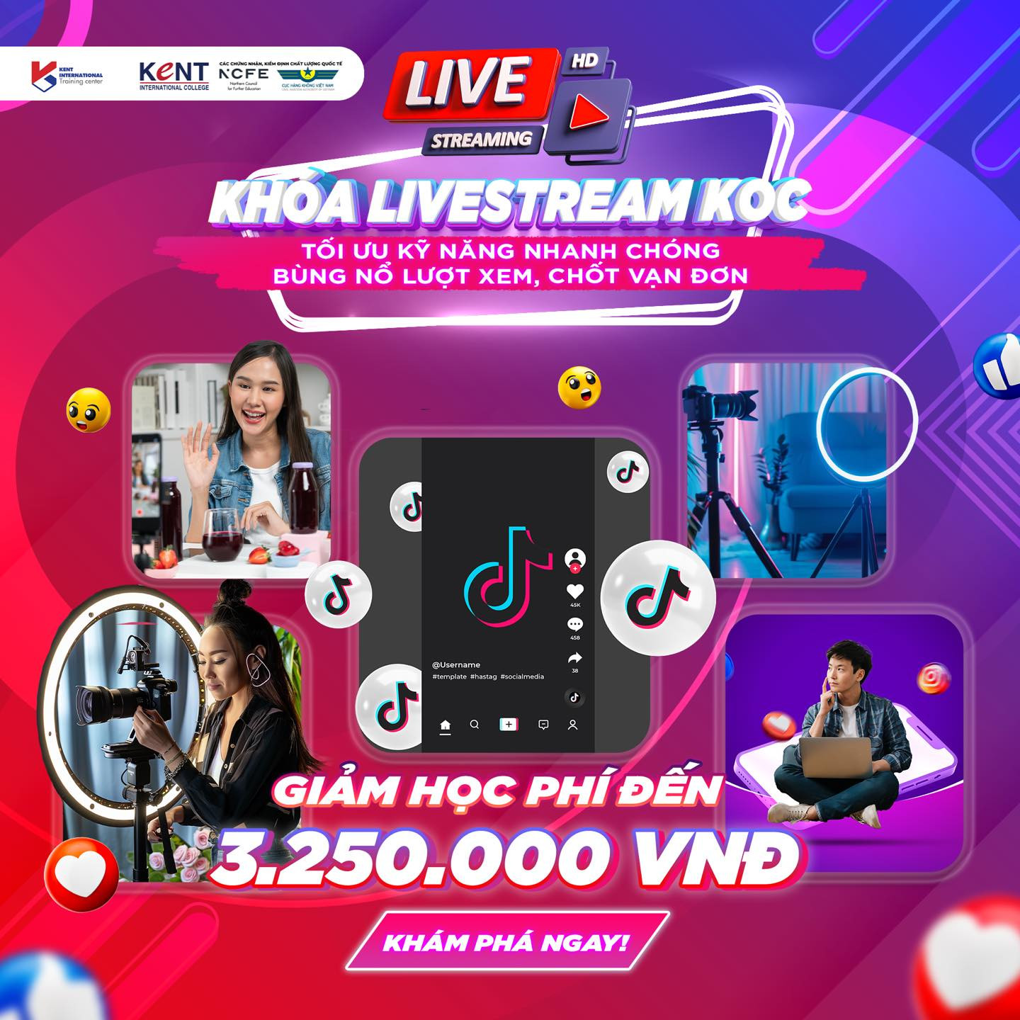 KHÓA HỌC CHIẾN LƯỢC LIVESTREAM XÂY DỰNG THƯƠNG HIỆU BÁN HÀNG HIỆU QUẢ