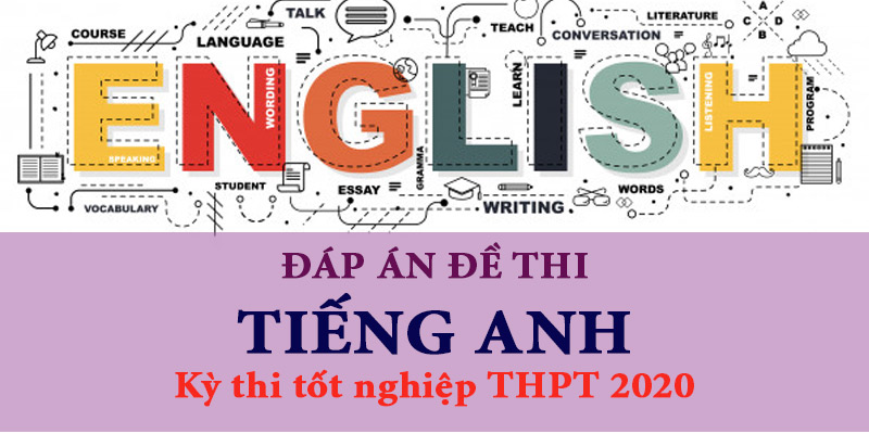 Môn Tiếng Anh: Đề và bài giải tiếng Anh kỳ thi tốt nghiệp THPT 2020