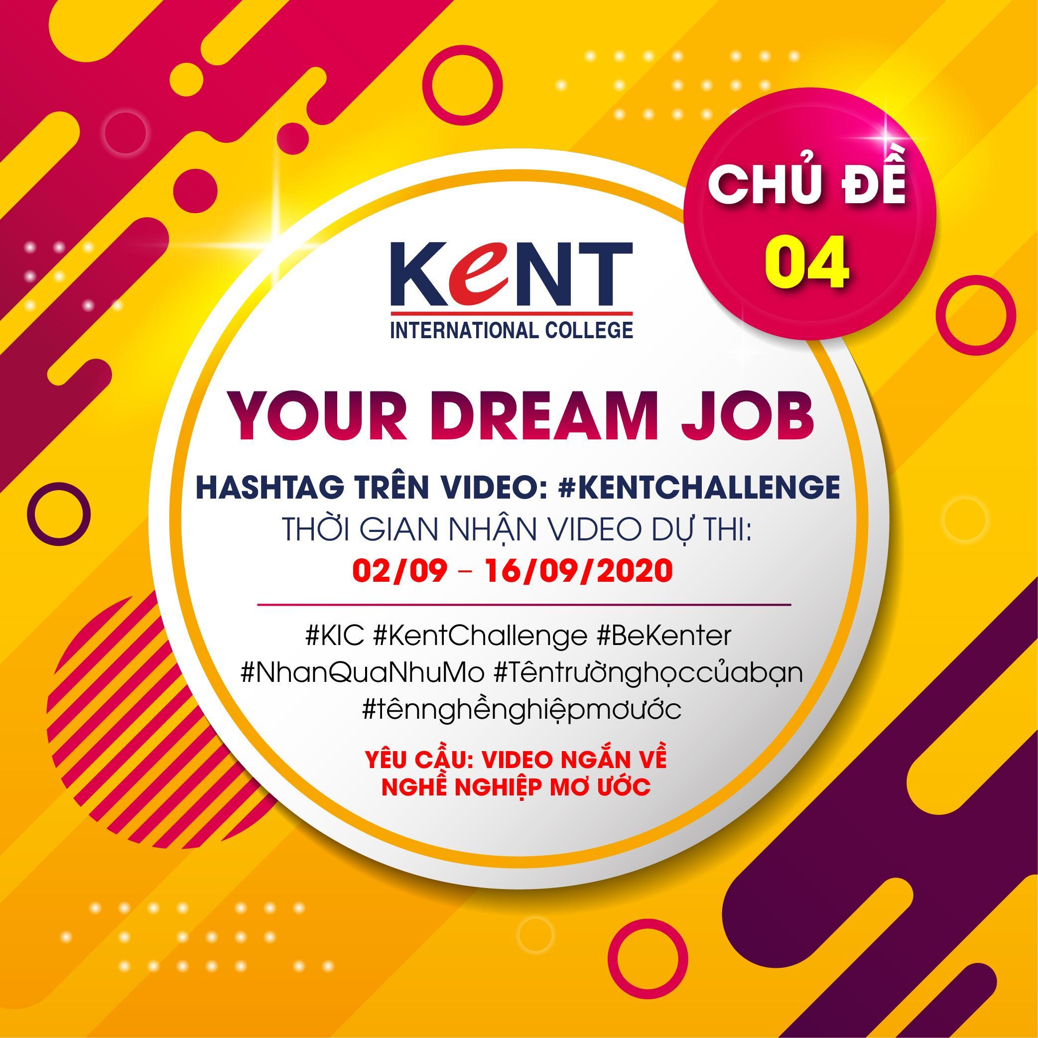 Chủ đề 4 của cuộc thi Tiktok Challenge chính thức bắt đầu với tên gọi “Your Dream Job”