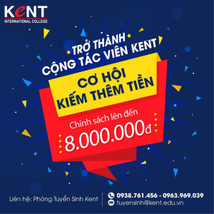 Trở thành Cộng tác viên KENT - Cơ hội kiếm thêm tiền