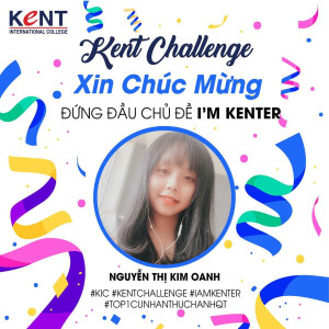 Công bố sinh viên đứng đầu chủ đề thứ nhất "I'm Kenter" trong cuộc thi TikTok - Kent Challenge