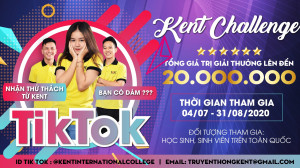 KIC tổ chức cuộc thi TikTok "Kent Challenge" với chủ đề đầu tiên vô cùng thú vị