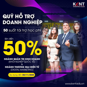 QUỸ TÀI TRỢ DOANH NGHIỆP KIC 50% - CUNG ỨNG NGUỒN NHÂN LỰC CHO TƯƠNG LAI